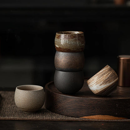 Zen Serenity Stoneware Tea Cup