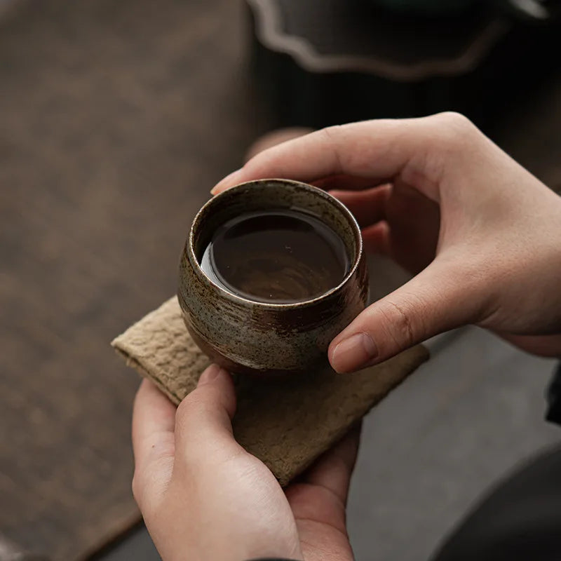 Zen Serenity Stoneware Tea Cup