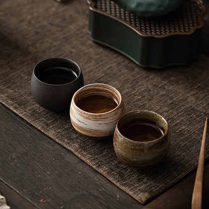 Zen Serenity Stoneware Tea Cup