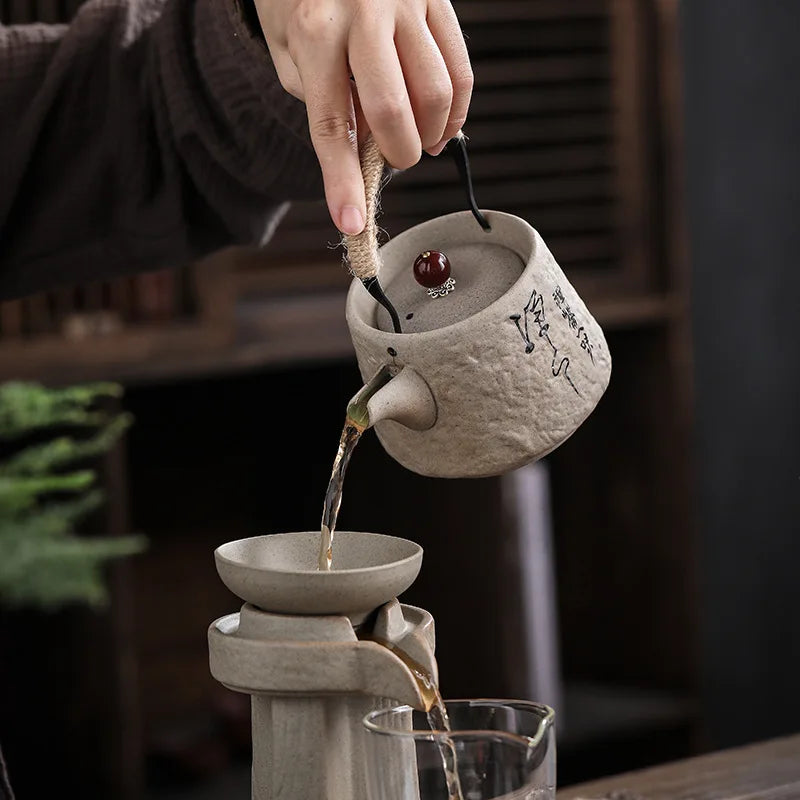 Charming Ceramic Tea Pot Set